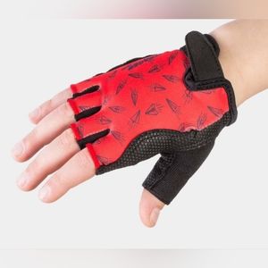 Rad Red Biking Gloves...for when the training wheels come off ;)
